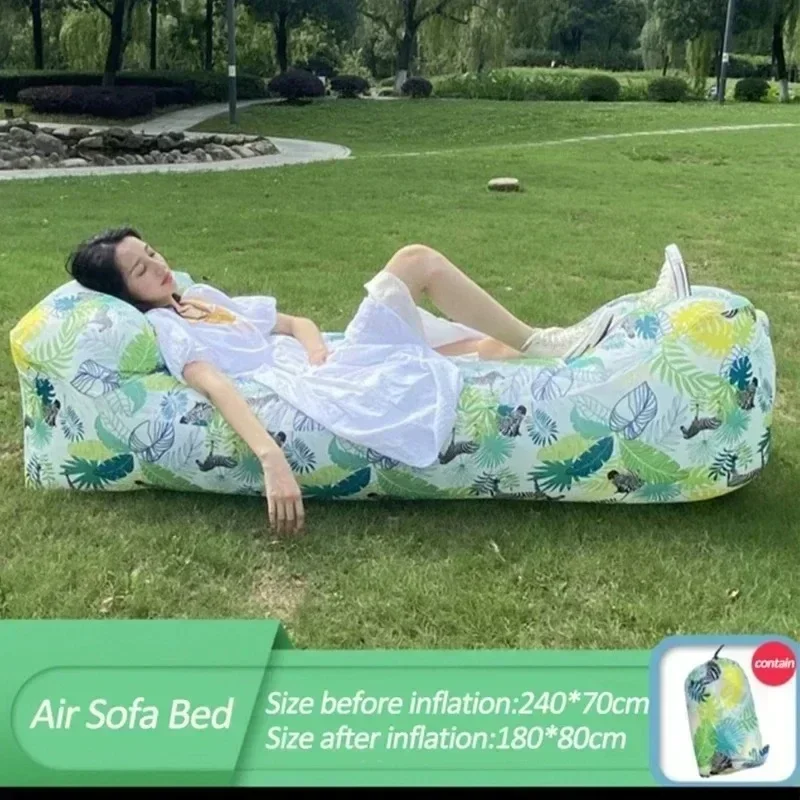 Inflatable Sofa Bed 240*70cm Outdoor Fast Inflatable