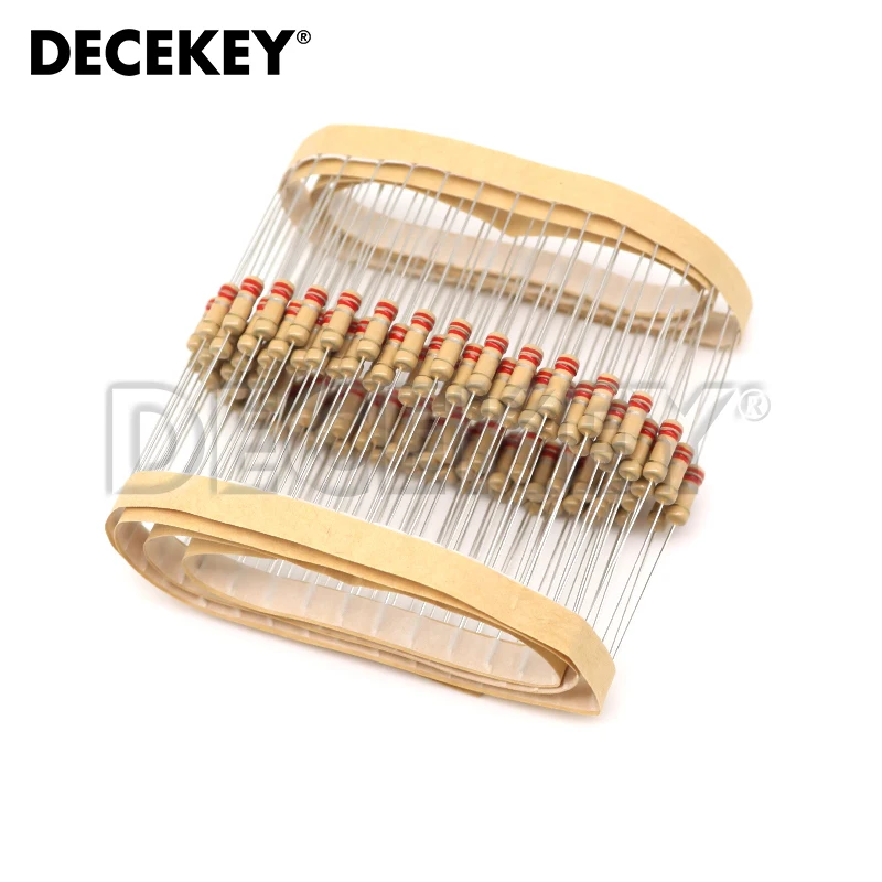 

100 шт. 1/2 Вт карбоновый пленочный резистор 0,5 Вт 5% 1R - 10M 0R 10R 100R 220R 330R 1K 2,2 K 4,7 K 10K 22K 47K 100K 1M 0 10 100 220 330 Ом