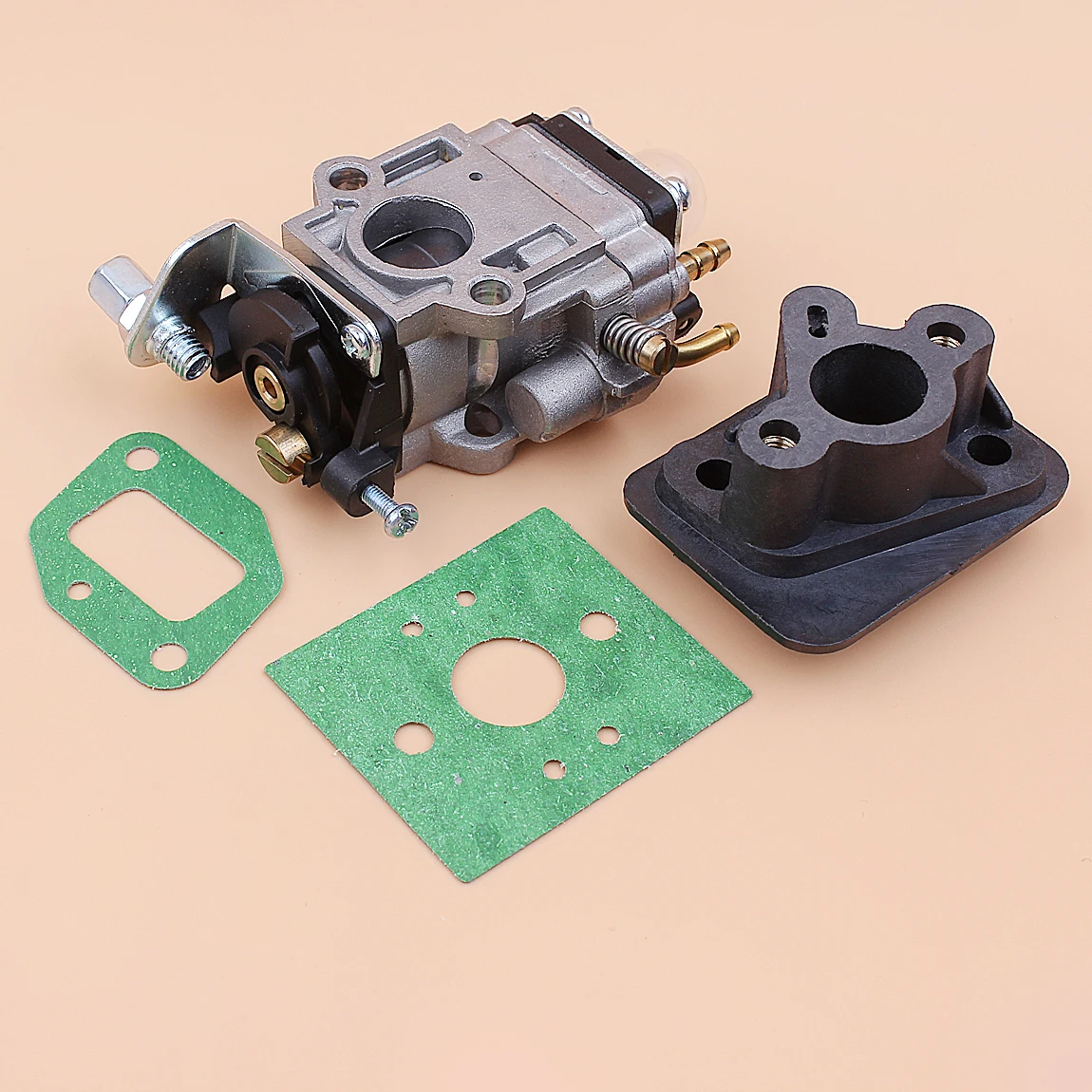 Carburetor Intake Manfold Gasket Kit Fit 43cc 40-5 BC430 CG430 1E40F-5 Mitsubishi TL33 TL43 T52 TU43 Engine Brushcutter Trimmers