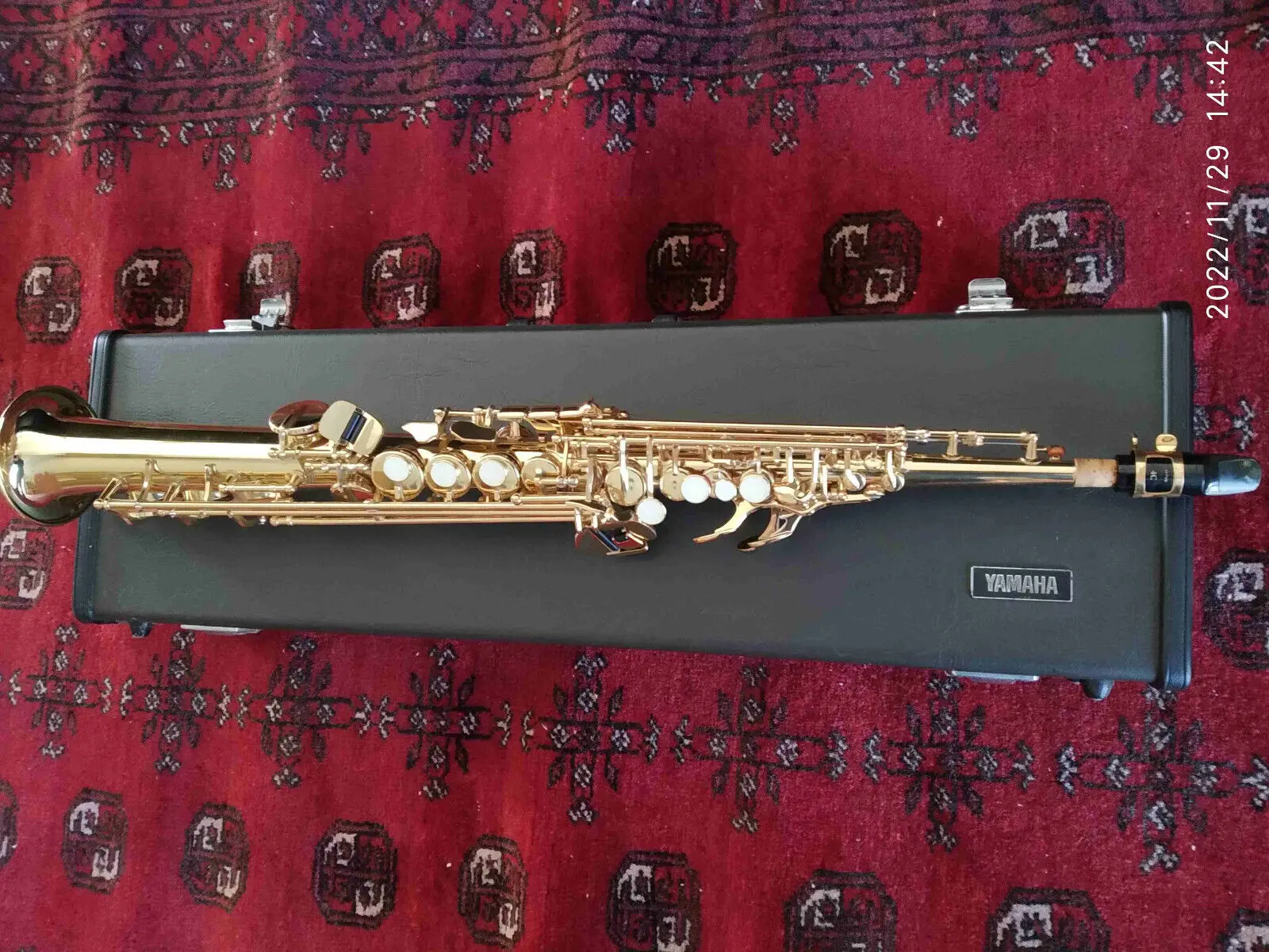 YSS475StraightSopranoSaxophoneGoldOriginalSecondhand