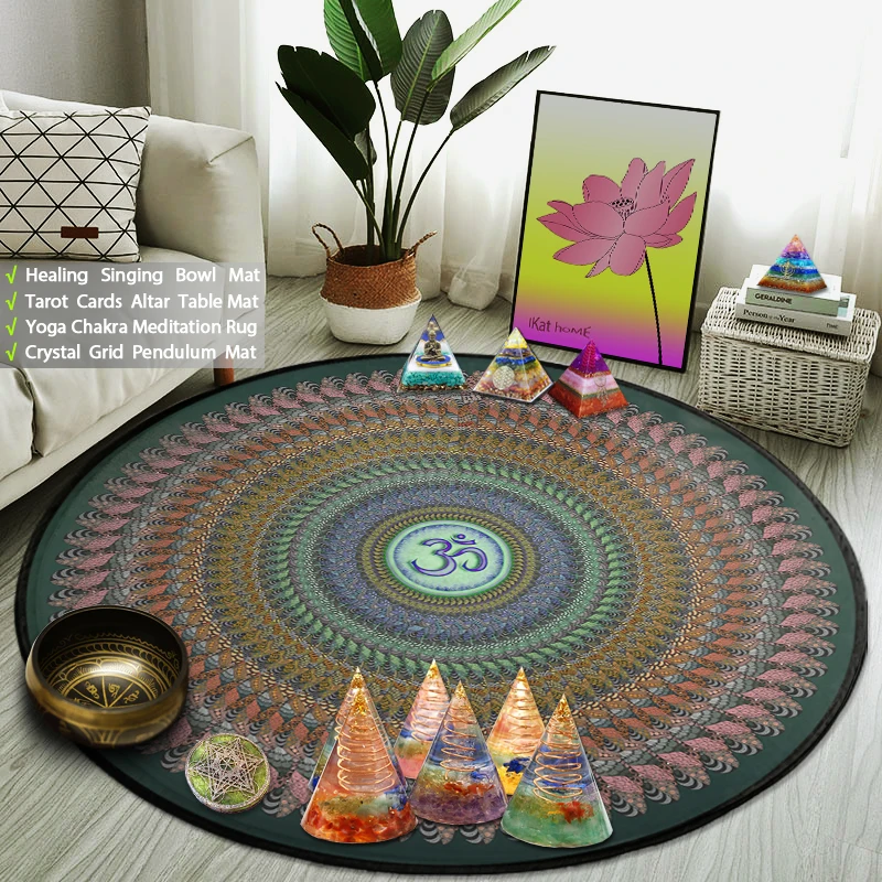 Tapis Mandala  Bouddha Power