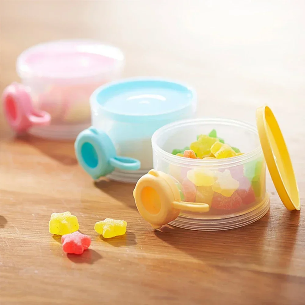 3 Layer 360ML BPA-free Baby Milk Powder Box Food Storage Box Side Open Milk Powder