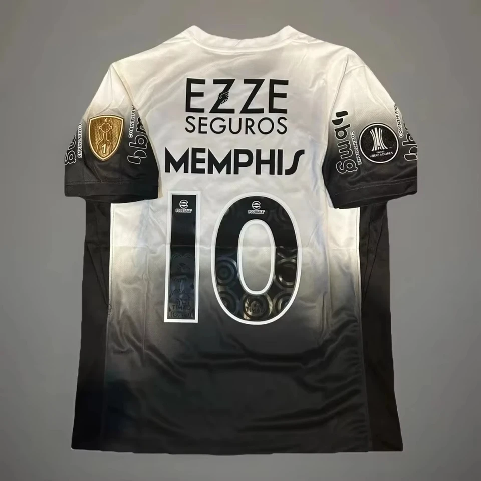 Summer Men's Corinthians Jersey 2025 #10 Memphis Depay 3D Printing