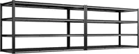 60 "W Garage Shelf 2650LBS Heavy duty Shelf, Adjustable 4-Layer Metal Shelf, 60" W x 24 "D x 60" H 1