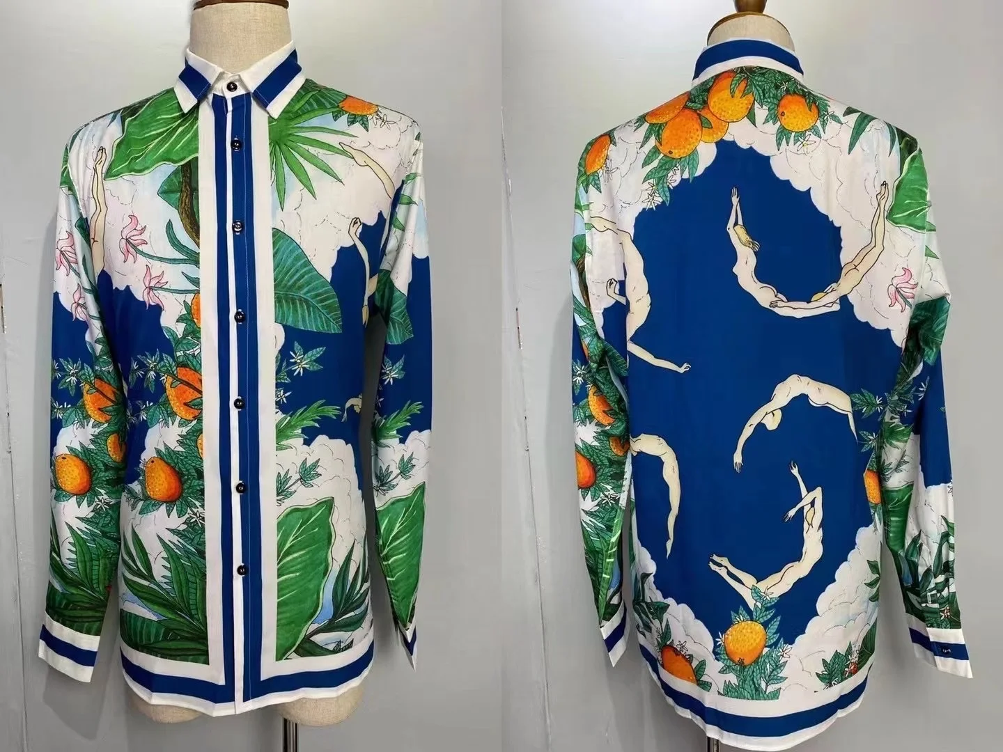 

Fashion zk464 Men's Shirts 2022 Runway Luxury famous Brand European Design party style Men's Clothing