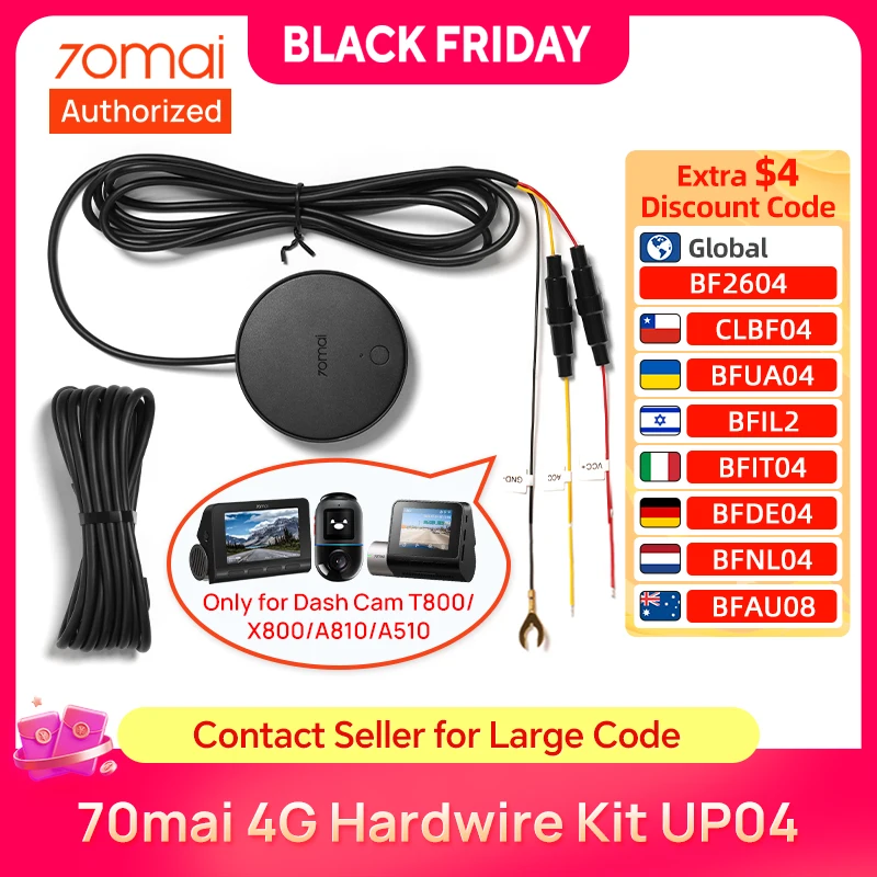 アクセサリー 70mai Dash Cam Omni with hardwire kit 70mai 4G Hardwire Kit for Car Camera 70mai Omni 360 Dash Cam | eBay