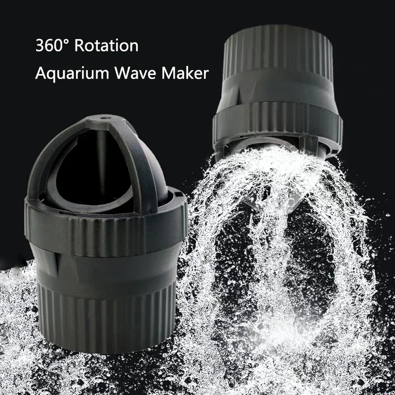 360&deg; Rotation Aquarium Fish Tank Wave Maker Rotary Pump Head Tool Automatic Rotating Wave Making For Water Pumps Accessories