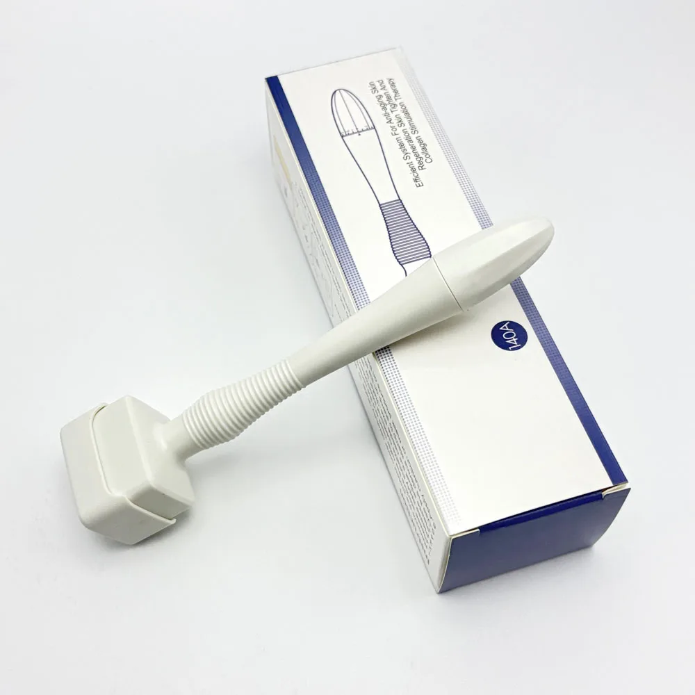 1PCS Professional Derma Stamp 140 Titanium Adjutable Microneedling Derma Stamp Sterile for Face Bread