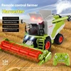 1:24 Rc Farmer'S Car Wheat Harvester Combination Multi-Feature Lights 6608 Wheat 6612 Corn Crop Harvester Children'S Toys Gift 1
