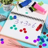 400 Pieces Plastic Poker Chips Game Chips 4 Colors Counter Card For Game Playing Counting Bingo Game Chips Card 5