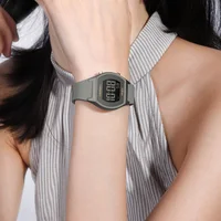 New NAVIFORCE Ladies Light Luminous Mode Display Girl Watch Waterproof Digital Watches Women‘s Luxury Silicone Strap Wristwatch