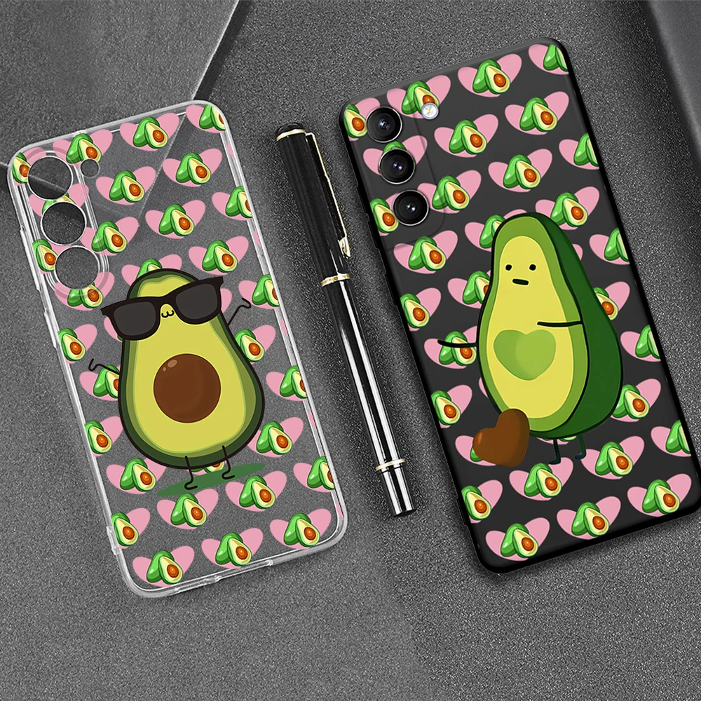 

Cute I Like Avocado Hearts Phone Case for Samsung Galaxy S23 S21 S22 Pro Plus S10 S20 Note 10 Ultra Samsung Avocado Covers