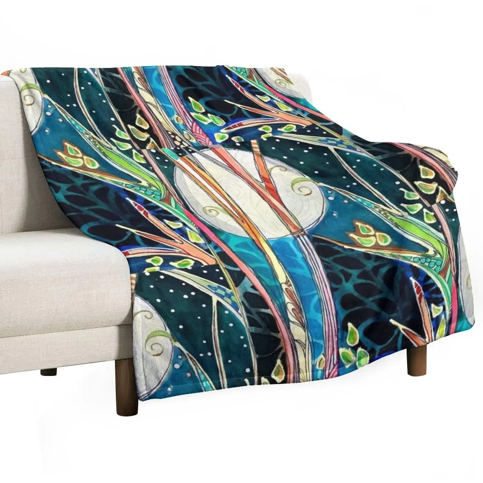 

I see the moon Throw Blanket Designers warm winter Stuffeds Beach Blankets