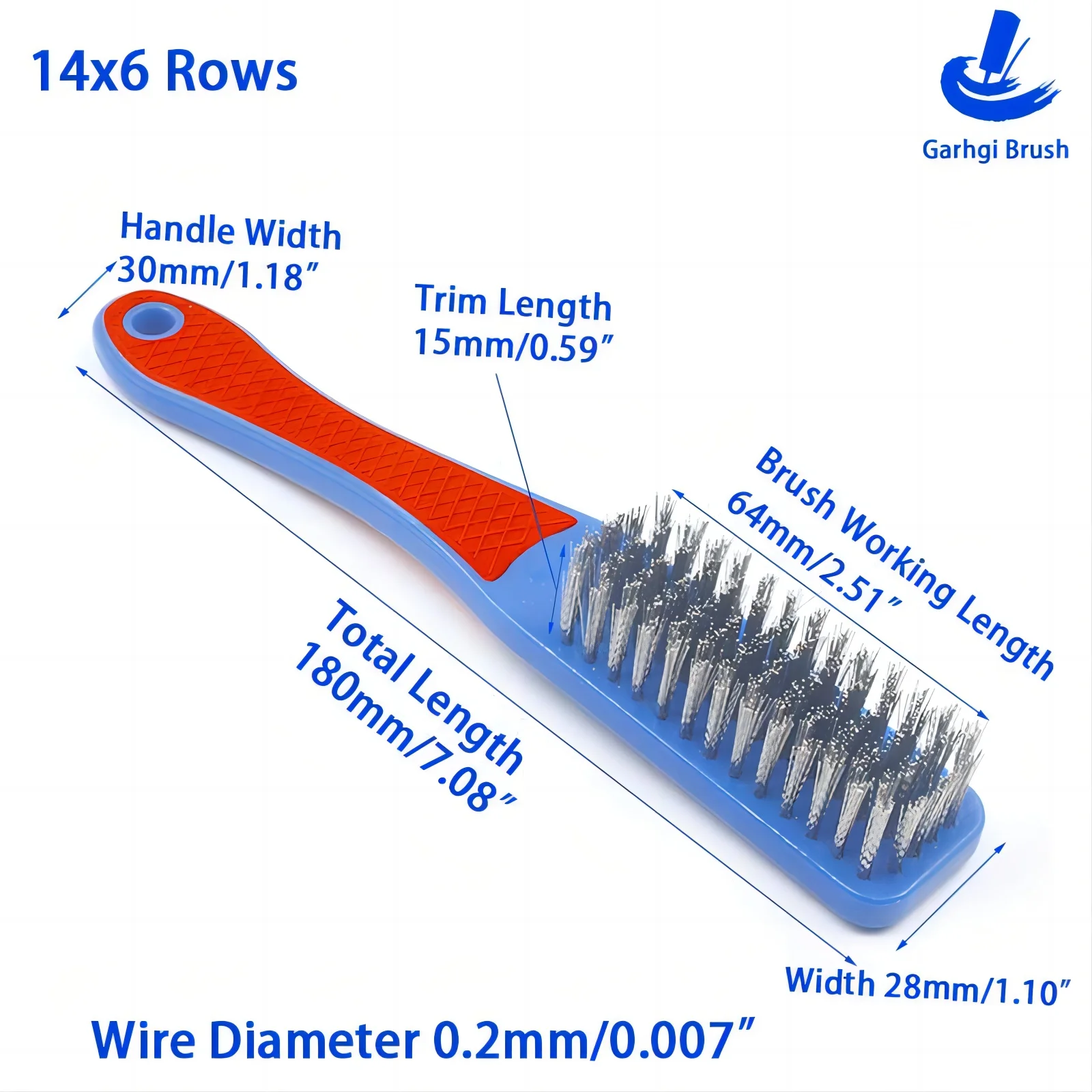 6 Piezas Cepillo De Alambre Set, Cepillo Alambre Incluye Cepillos De Acero Inoxidable, Latón, Nylon Y Acero Al Carbono, Cepillo Metalico Para Limpieza Madera, Escoria De Soldadura, Grasa,Óxido Y Polvo