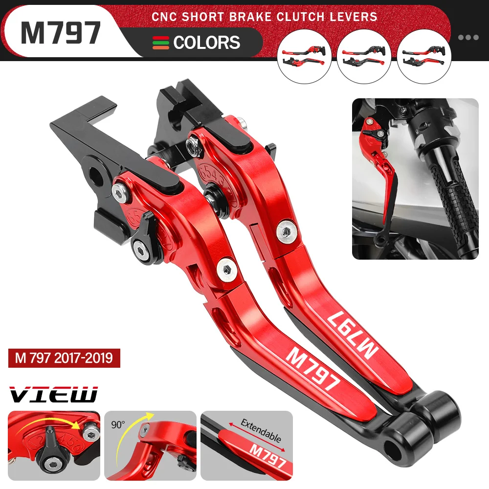 

For DUCATI MONSTER 797 2017 2018 2019 Motorcycle Accessories Folding Adjustable Brake Clutch Levers Hand Lever M797 Accessories