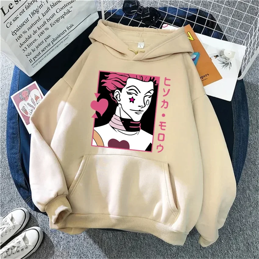 HUNTER X HUNTER Anime Hoodies for Men Women Hisoka Morow Manga Sweatshirts  Gothic Harajuku Pullover Men's Clothing Fleece Autumn - AliExpress