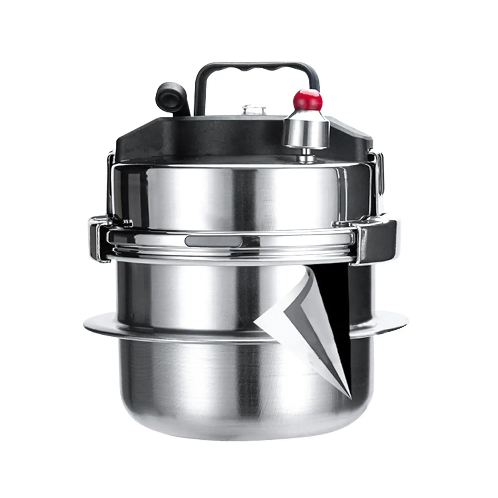 Pressure Cooker 2L with Secure Knob Cooking Pot for Electric Stove Outdoor Stove Induction Stove for All Stove Top