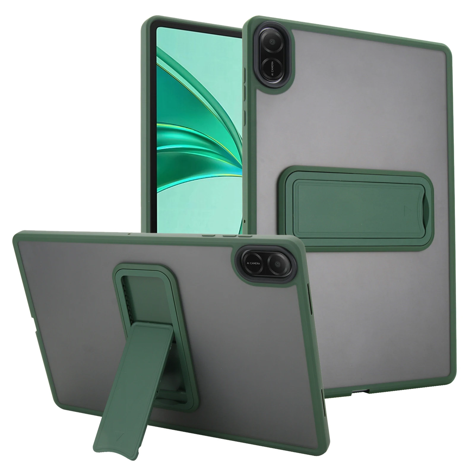 Durable Tablet Cover with Kickstand – Hybrid TPU + PC Skin-Touch Design