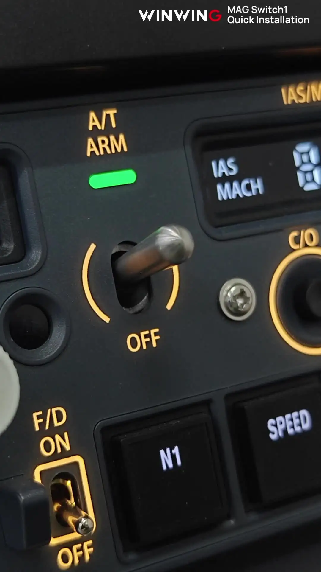 WINWING Flight Simulation electromagnetic switch For PAP3 Control