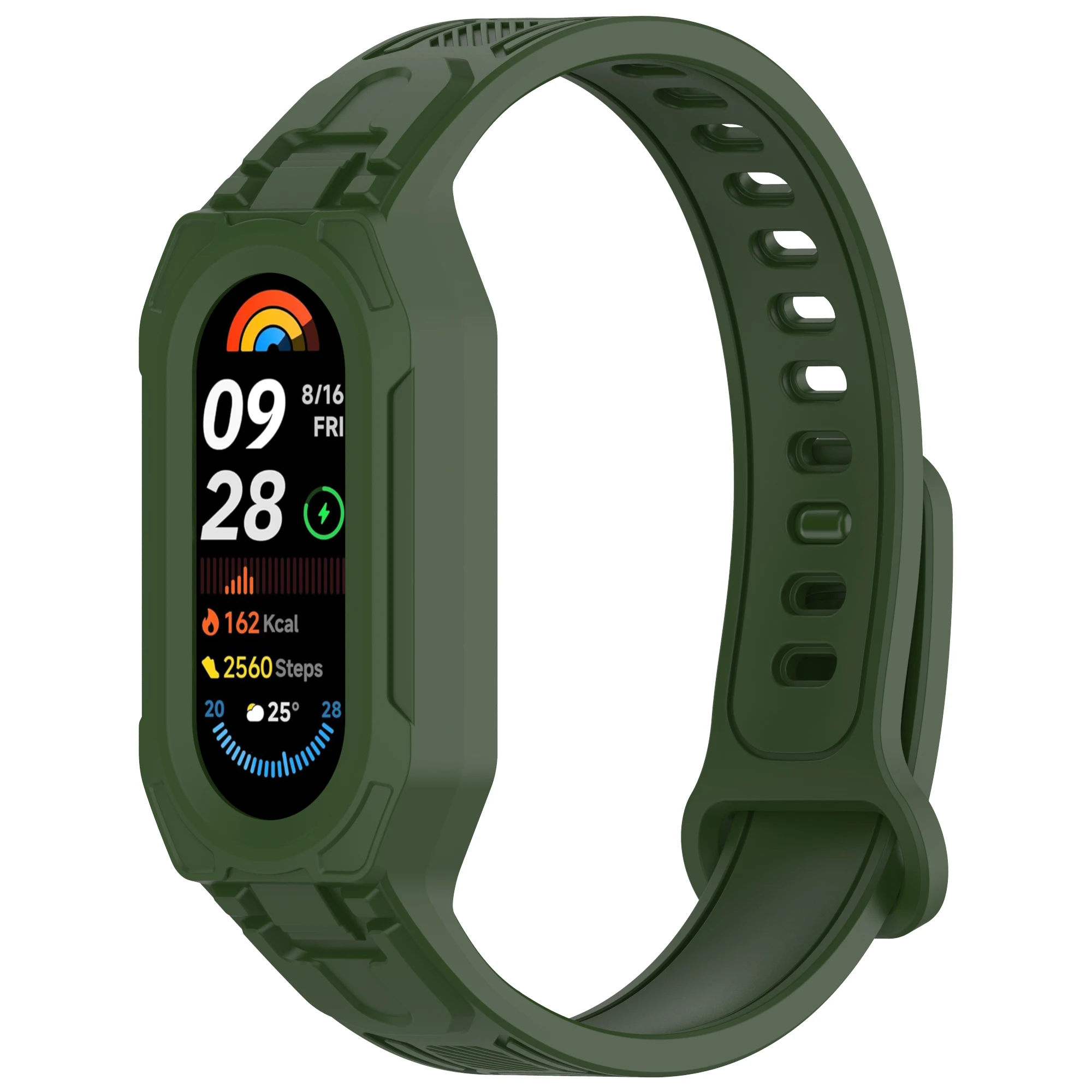 Enhanced Sport Bracelet Wristband with Silicone Strap and Case