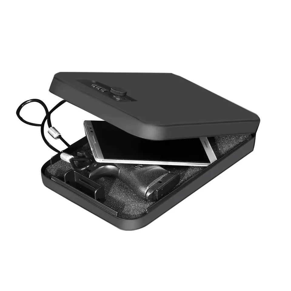 Coffre-Fort Pour Pistolet, Étui De Sécurité Portable, Kit De Mini