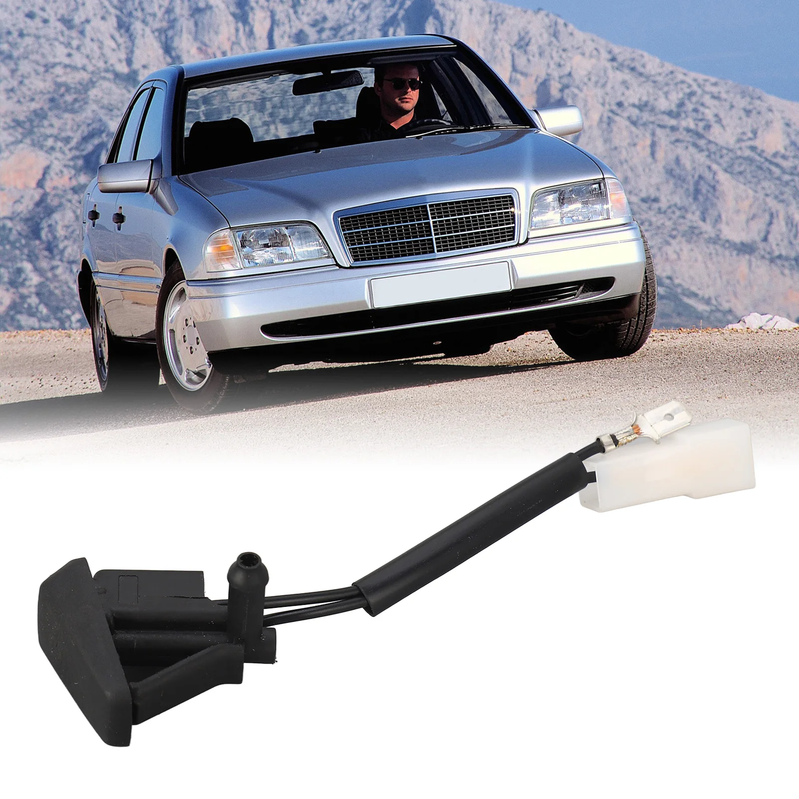 Right Windshield Washer Nozzle 2028601047 Windscreen Nozzle Sprayer ...