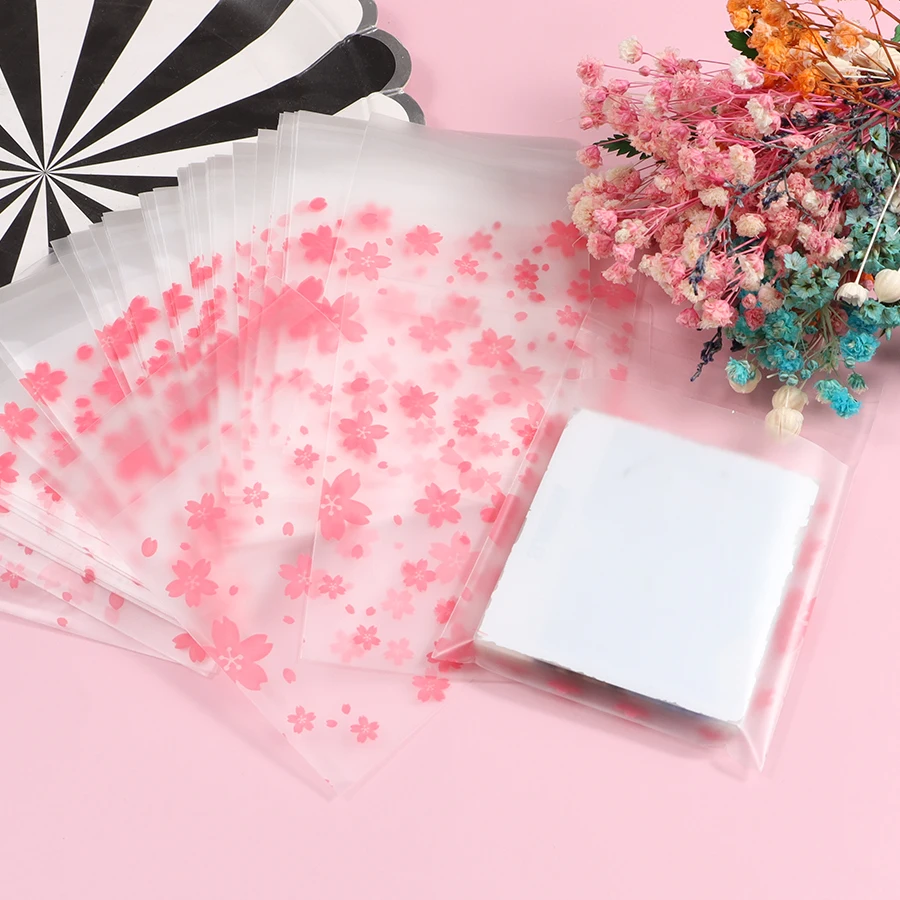 100Pcs 7x10cm Clear OPP Self Adhesive Bag Candy Cookie Packaging Bag Small Business Gift Jewelry Pouch Wholesale Plastic Bag