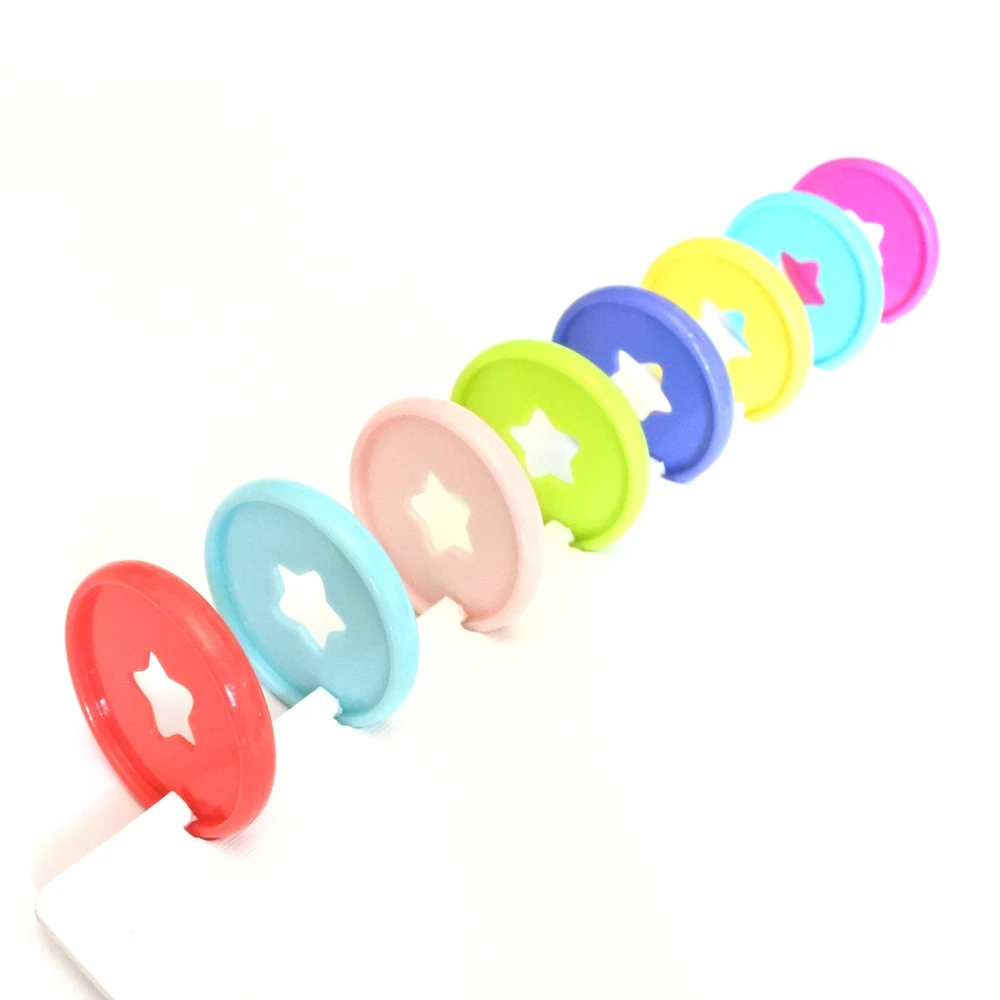 35mm Expansion Discs 30PCS Binder Rings Star Binding Discs Discbound For DIY Notebooks Planners Scrapbook