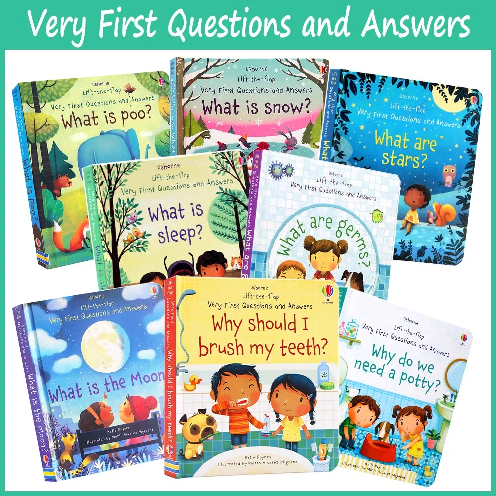 Usborne Books Very First Questions And Answers Lift The Flap English