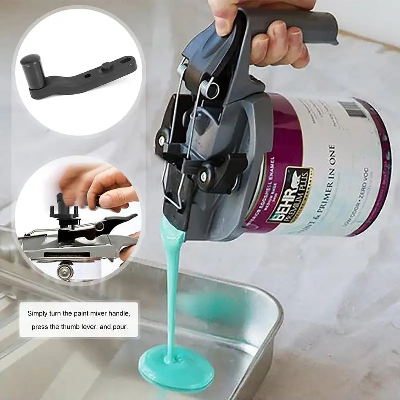 Universal Drip Free Car Paint Dispenser with Better Sealing Effect Car Paint Mixing Blade Mixing Mate Lid for Both Solvent
