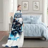 H-Hockey Warm Soft Plush Nap Blankets Sofa rug W-WinnipegS for Living Room J-jets Office Bedroom Home Travel Kid Gifts Flannel 4