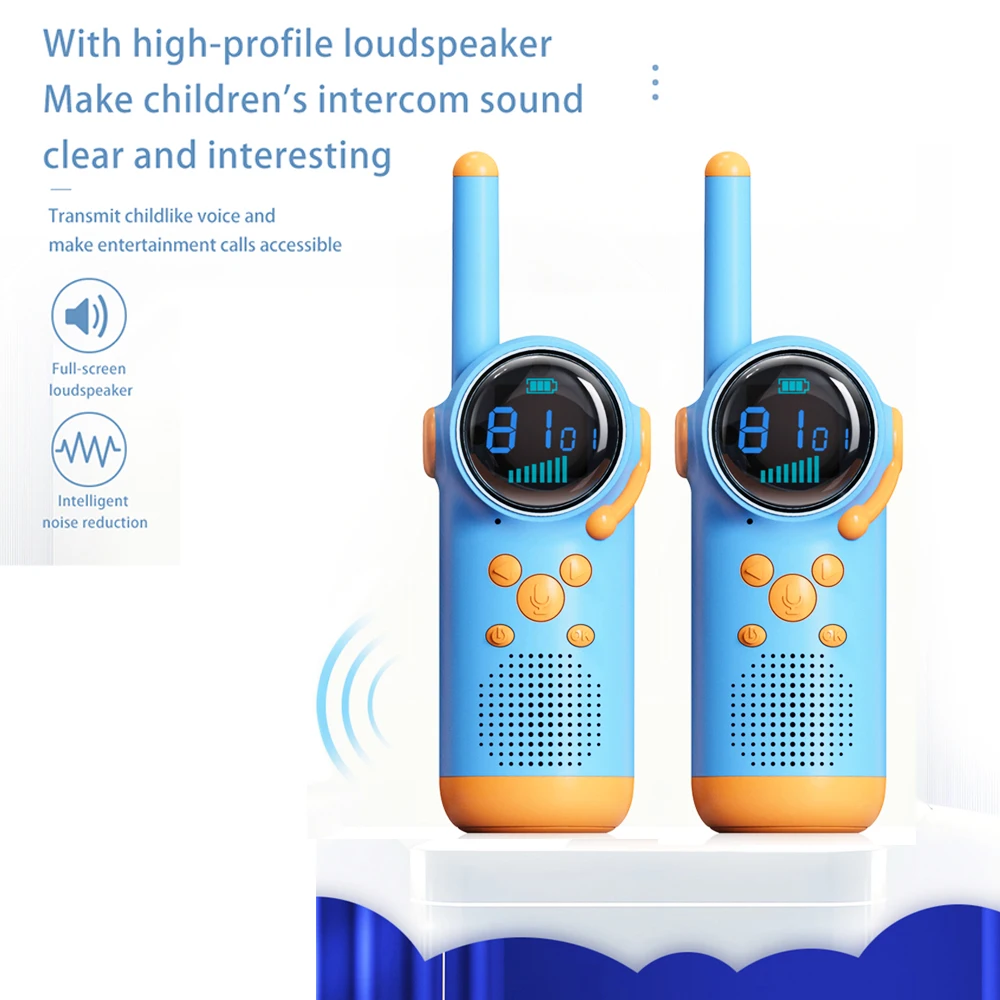 

Children's Handheld Wireless Walkie-talkie, Wireless 3KM Call, USB Charging For Outdoor Parent-child Interactive Toys, 2 PCS