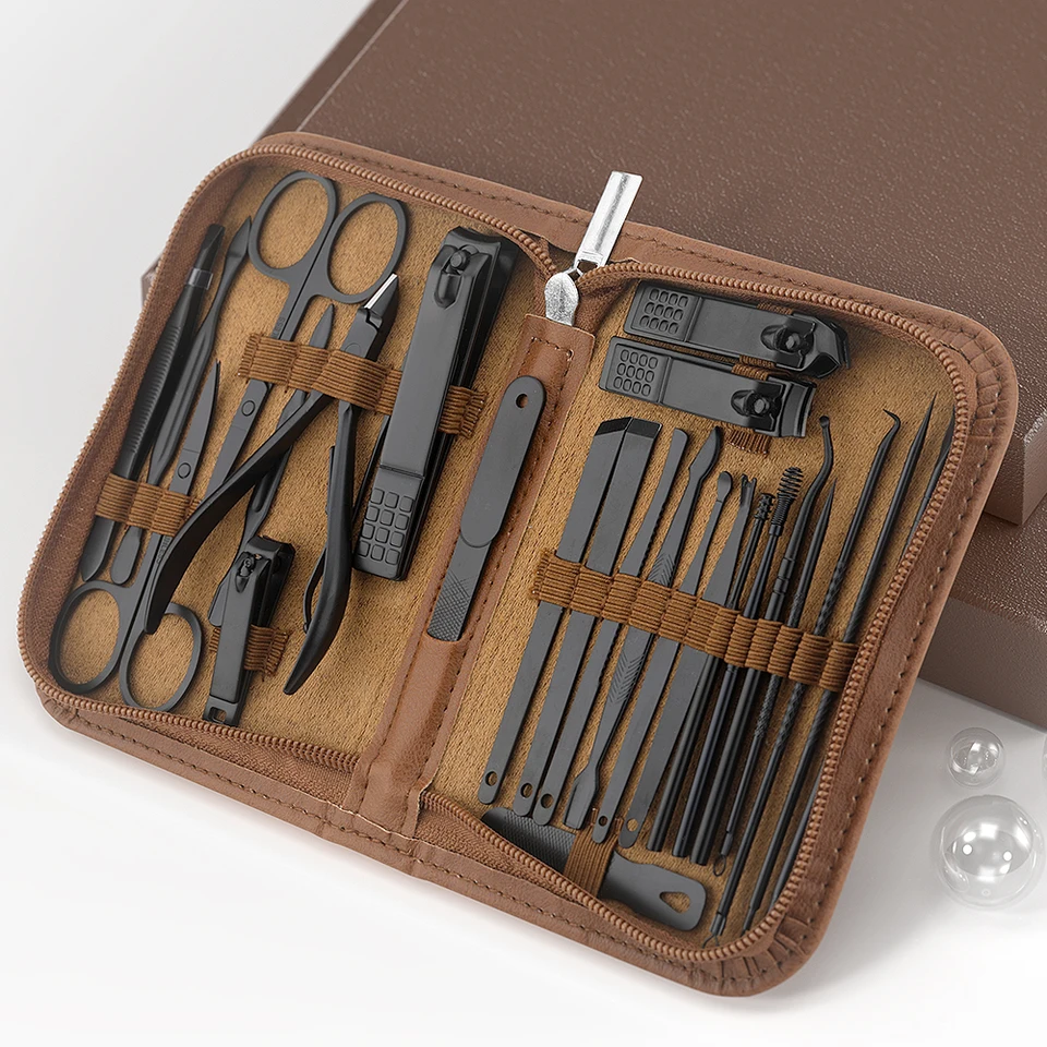 26 Piece Stainless Steel Nail Care Kit