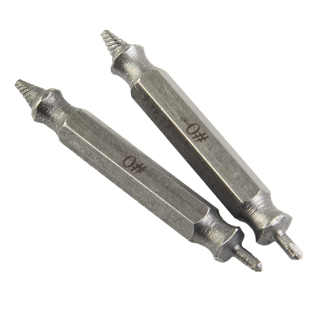 

2pcs Damaged Screw Extractor Drill Bits Guide Set Broken Speed Out Easy Out Bolt Stud Stripped Screw Remover Tool 2-3mm