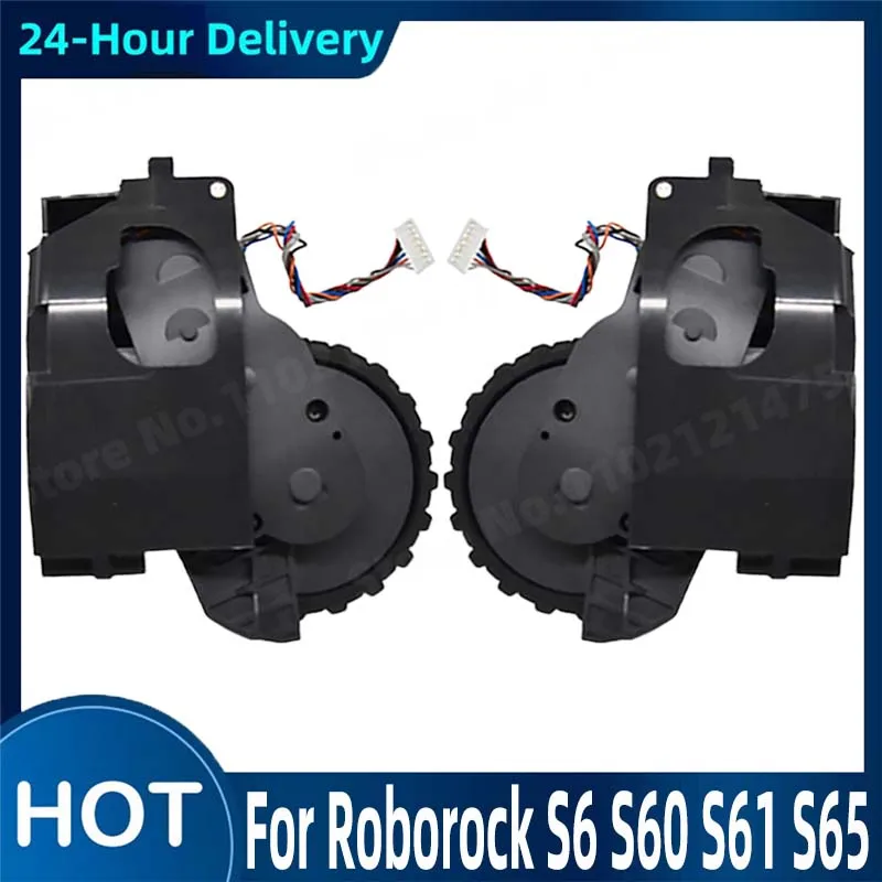 

Original Left And Right Wheel Parts For Roborock S6 S60 S61 S65 T6 Sweeping Robot Travel Wheel Spare Vacuum Cleaner Accessories