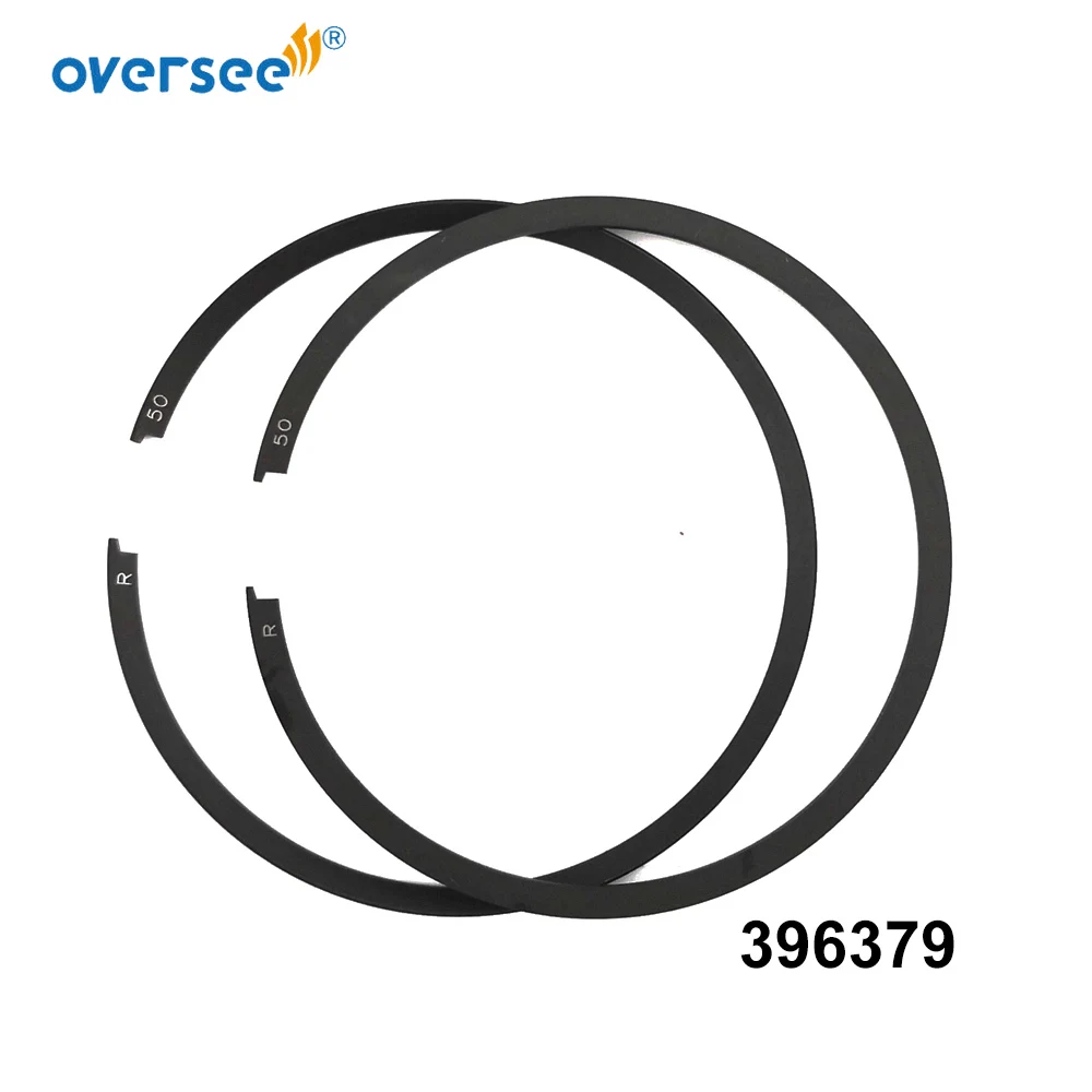 0396379 Oversize Piston Ring Set +050 for Evinrude, Johnson 25-35HP Outboard Engine 396379 385809 for yanmar 4tnv98 oversize piston