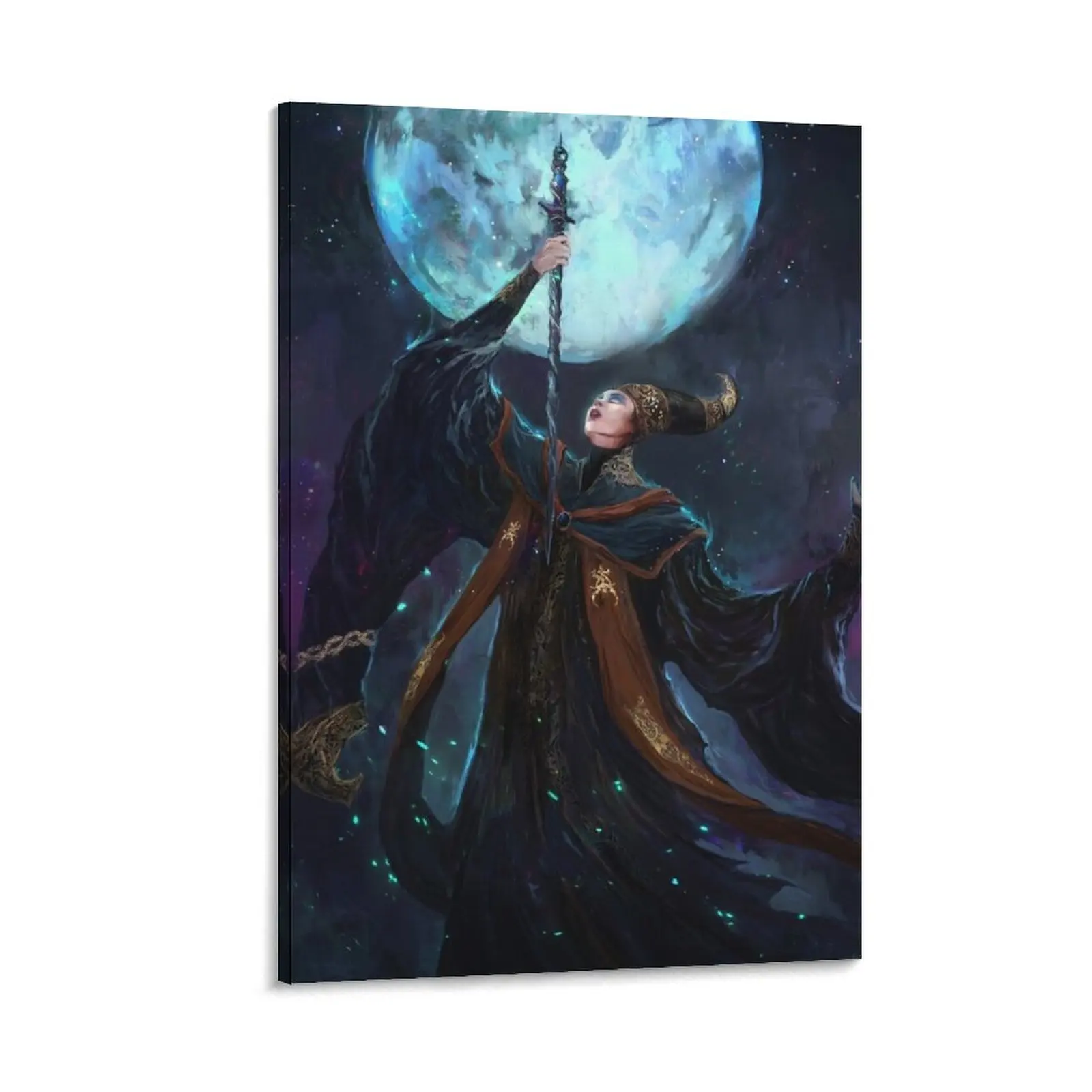 

Queen of the Full Moon Canvas Painting home decor interior Decorative prints wall painting Home decoration