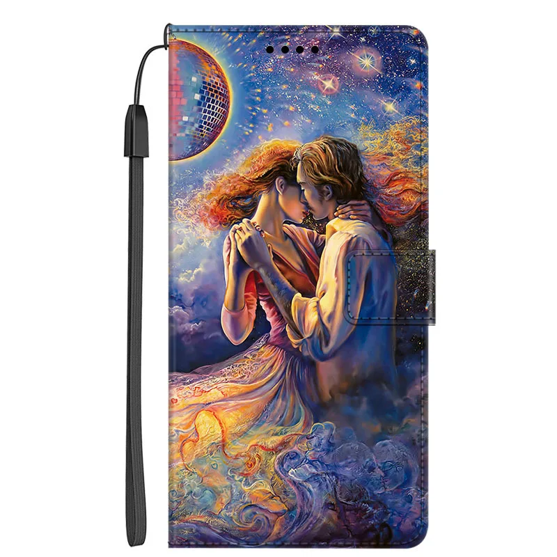 Leather Flip Magnetic Stand Card Holder Phone Case - Shockproof Bumper Cover