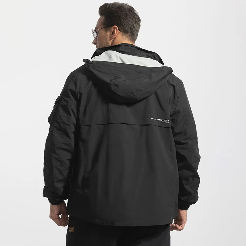 Motorcycle Jacket Coat Men's Parkas New in Coats and Jackets Winter Clothing Man Fashion Plus Size Work Wear Boy Streetwear Long