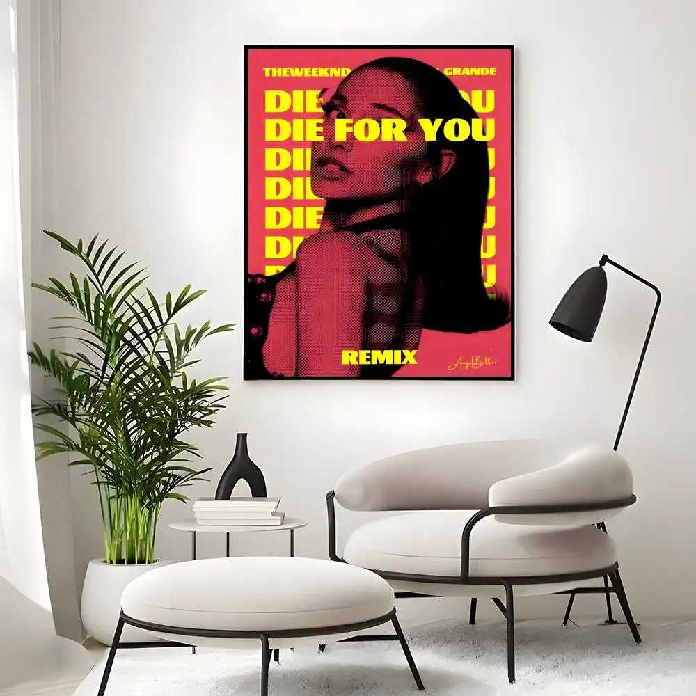 Timeless Wall Art Print for Home Décor – Ariana Grande Theme