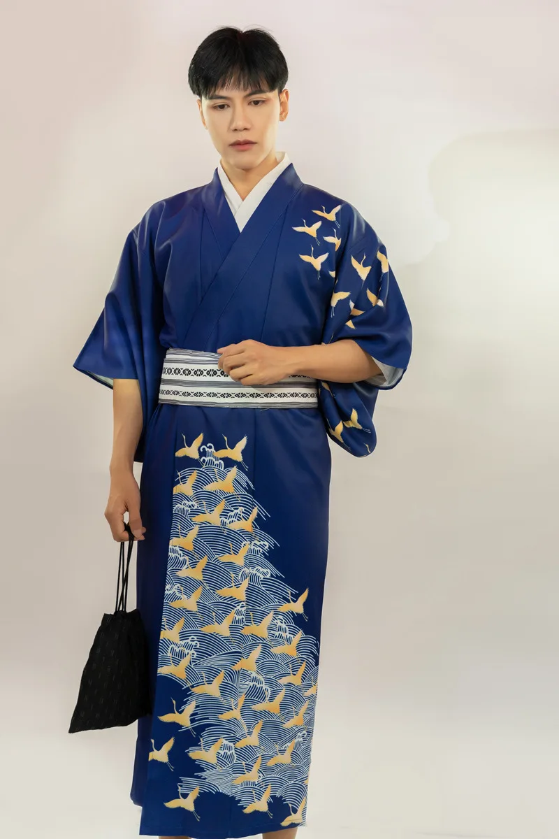 Mens yukata robe happi coat – Beautiful Robes