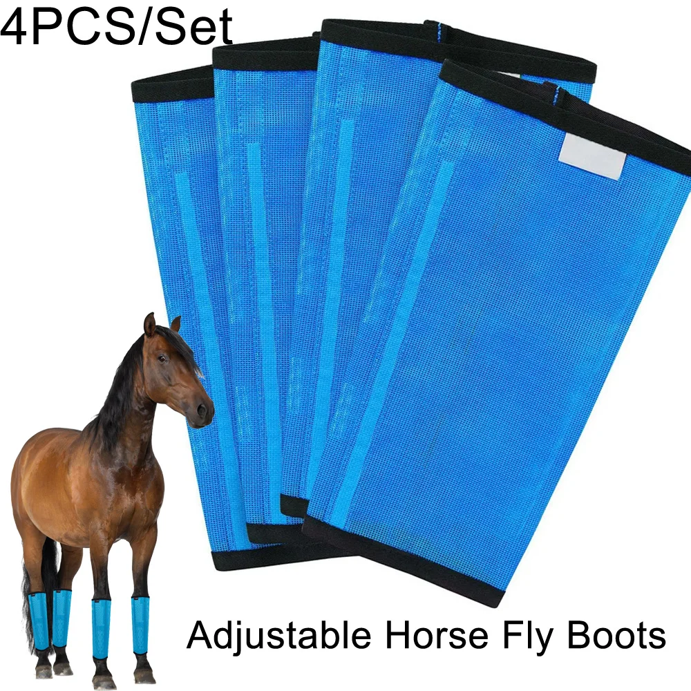 Lot de 4 bottes de cheval pour la protection des jambes Lot de 4 bottes de cheval pour la protection des jambes