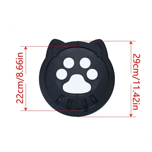 Pet Screen Door Magnetic Self-Closing Small Dogs and Cats Door with Locking Function for Screen Door, Window and Porch 4