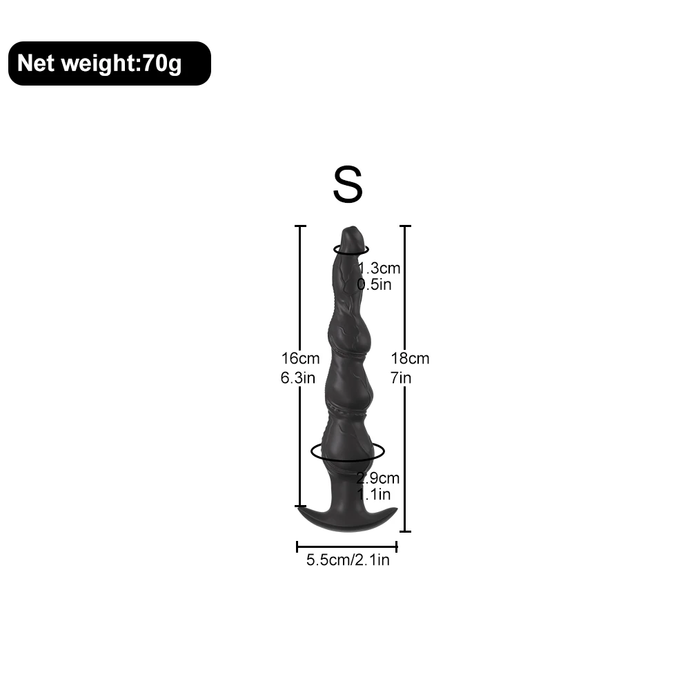 Realistic Silicone Anal Plug Soft Bead Butt plug Prostate Massager Vagina G-spot Anal Dildo Adult Sex Toys for Men Women Gay