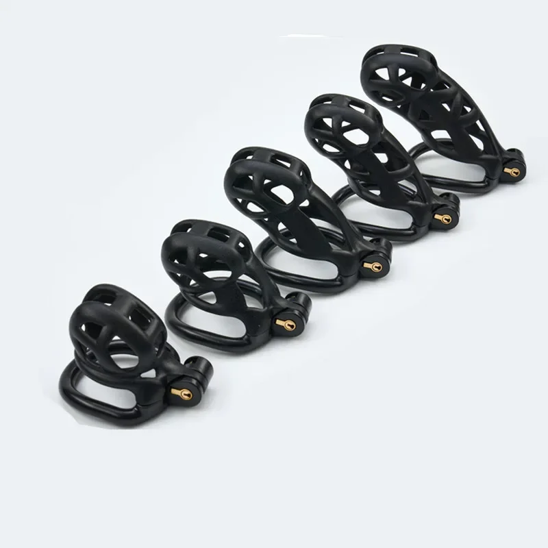 Men Multi Size Cobra Chasty Cage Black Breathable Sexy Toys for Men Sexual Abstinence Training SM Gay Chastity Lock Sex Toys