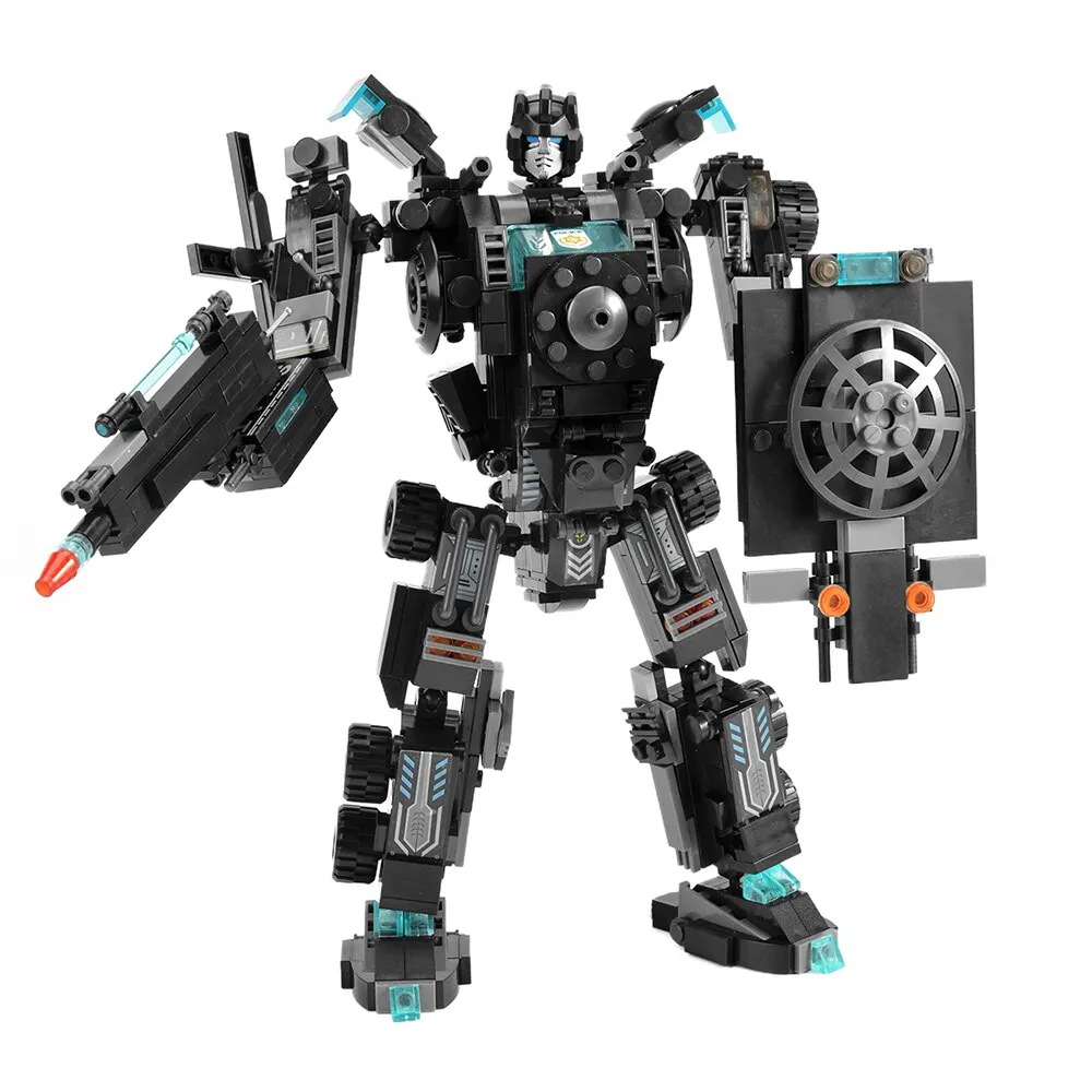 Police Station Car Headquarters Building Blocks Truck SWAT Figure WW2 Military Bricks Toys for Children Kids Blocks - Image 2