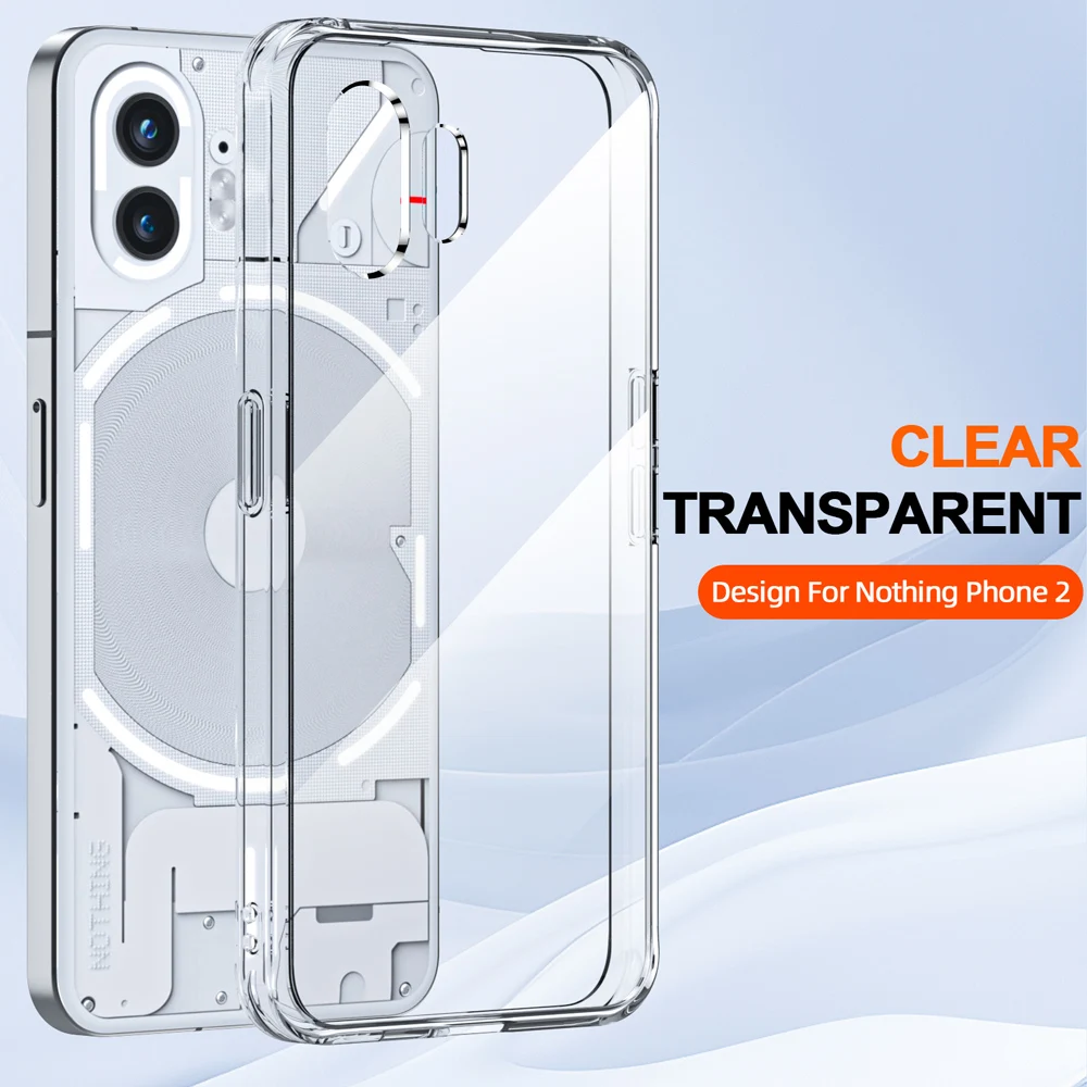 Shockproof Thin Clear Case For Nothing Phone Two PC+TPU - Main Image