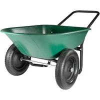 70007 The Original Yard Rover Dual-Wheel Home Garden Wheelbarrow Cart  55"D x 27.5"W x 27.5"H 1