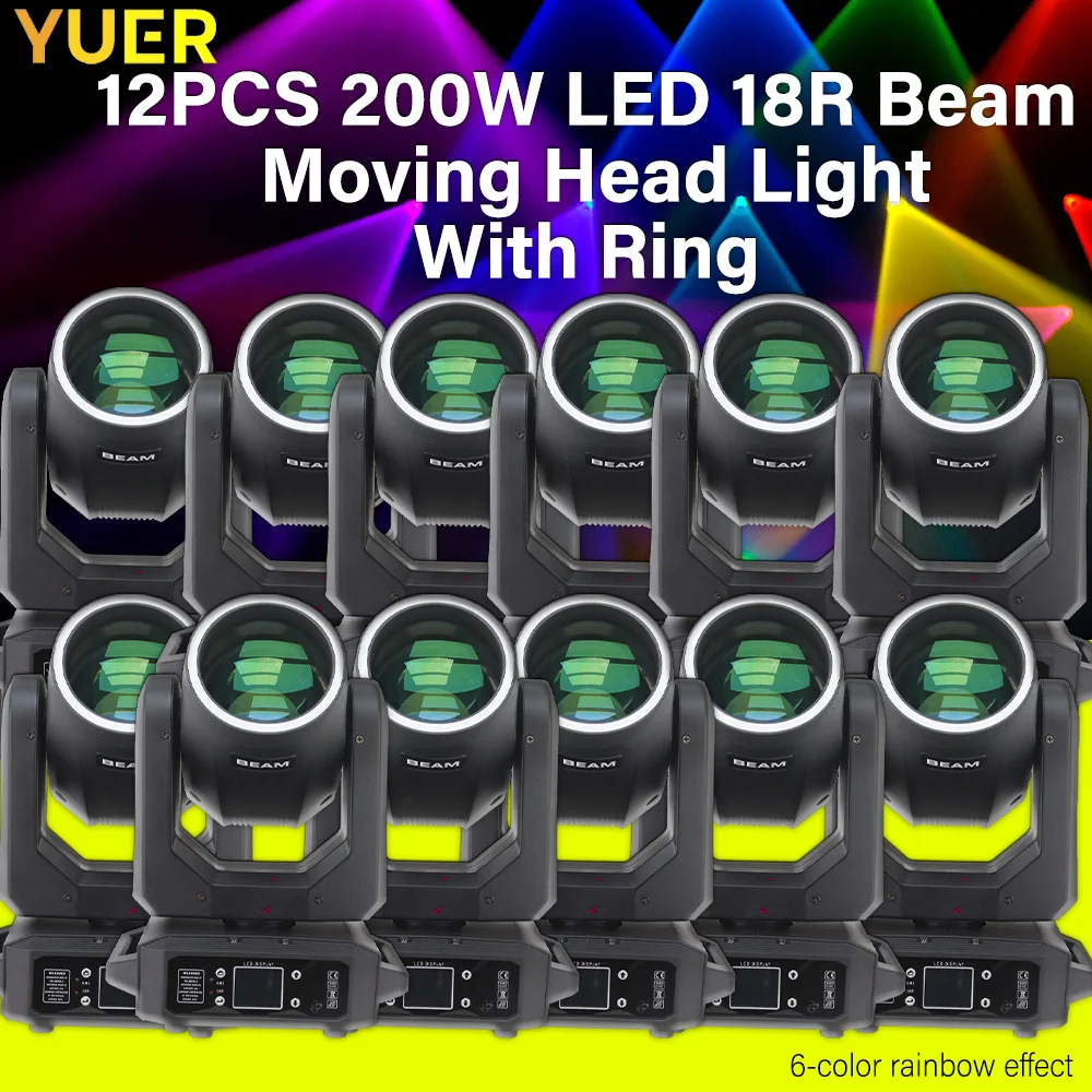 

Универсальный телефон с яркостью 200 Вт светодиодный Stage: белый и RGB, 12 рисунков, 8 цветов, эффект радуги, управление DMX, ЖК-экран-идеально подходит для мероприятий