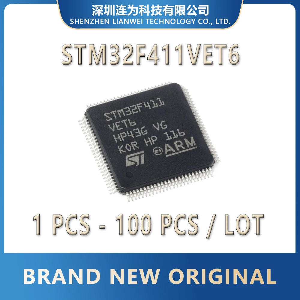 STM32F411VET6 STM32F411VE STM32F411 STM32F STM32 STM IC MCU Chip LQFP ...